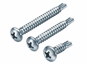 不锈钢、碳钢圆头钻尾螺丝