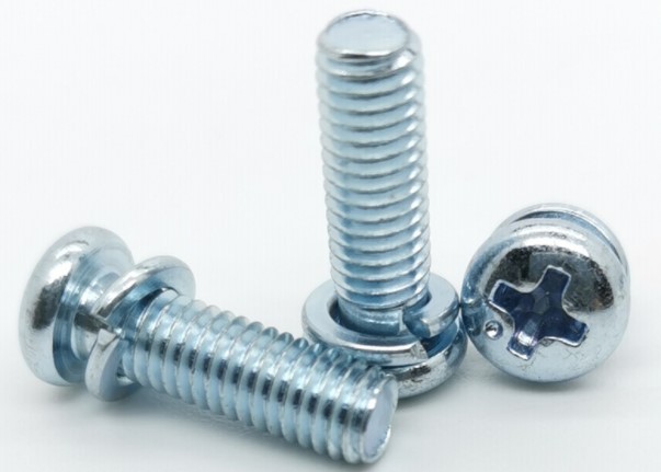 镀锌十字盘头弹垫二组合