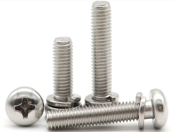 不锈钢十字盘头弹垫二组合