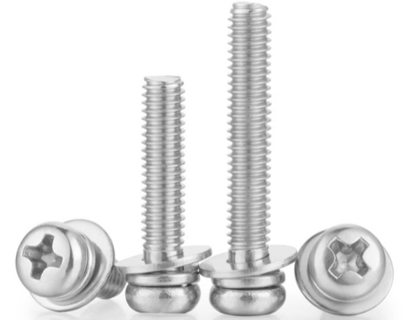 不锈钢十字盘头组合螺丝