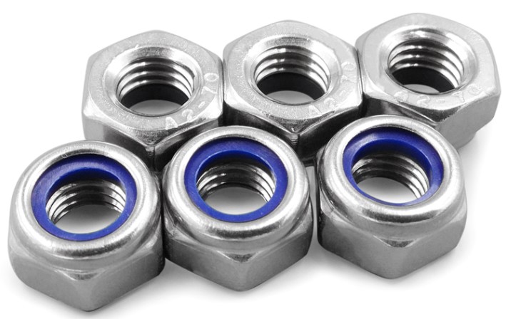 不锈钢尼龙防松螺母