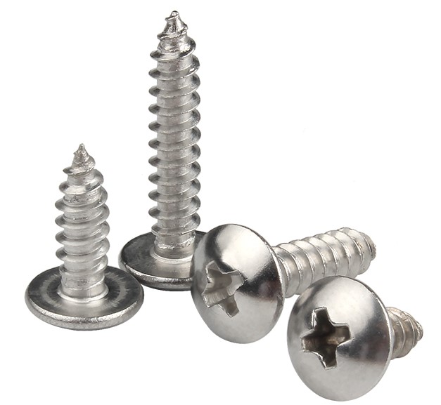 不锈钢十字大扁头自攻钉