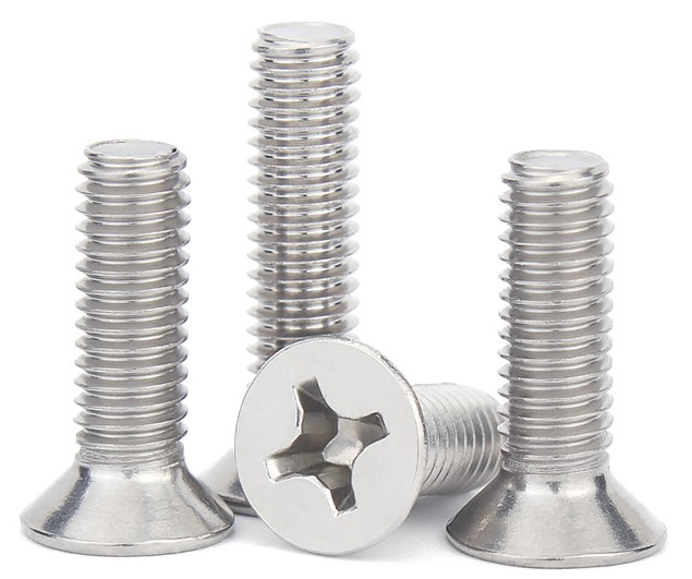 不锈钢沉头十字机丝